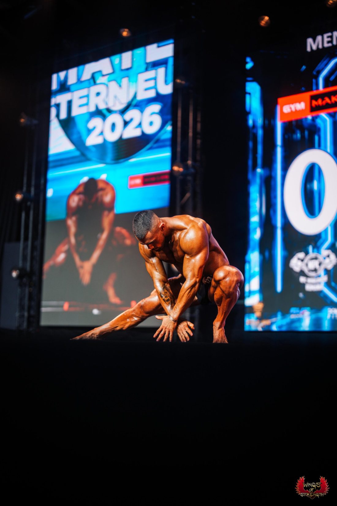 Alex Popa pe scena Olympia Amateur Eastern Europe 2026